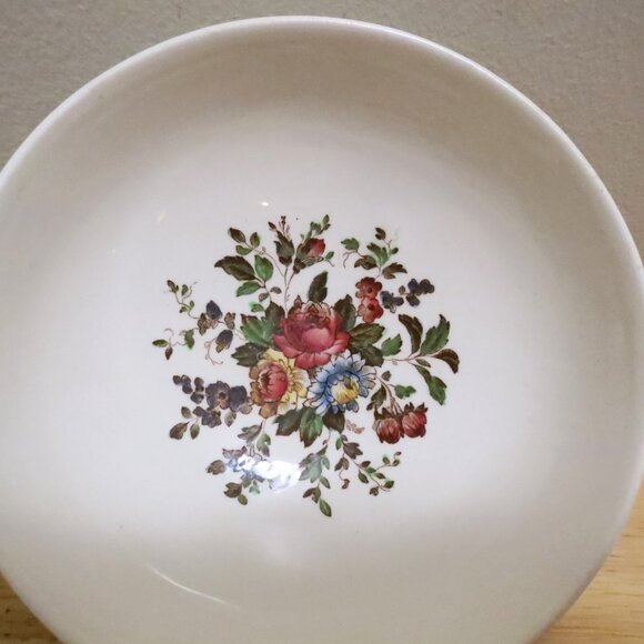 Wedgwood X2 Cream Soup Bouillon Bowl & Saucer Edme Conway Two Handle AK8384 - Picture 7 of 12